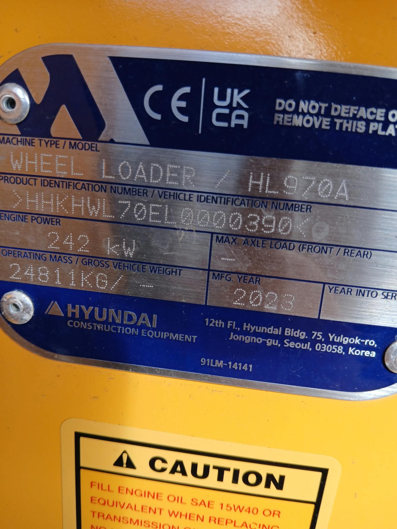 Radlader HL970A Ansicht 15
